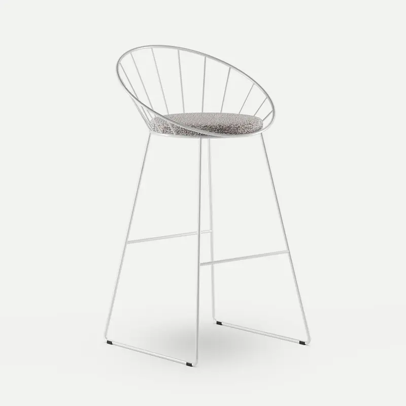 Bar Stool Orbit White