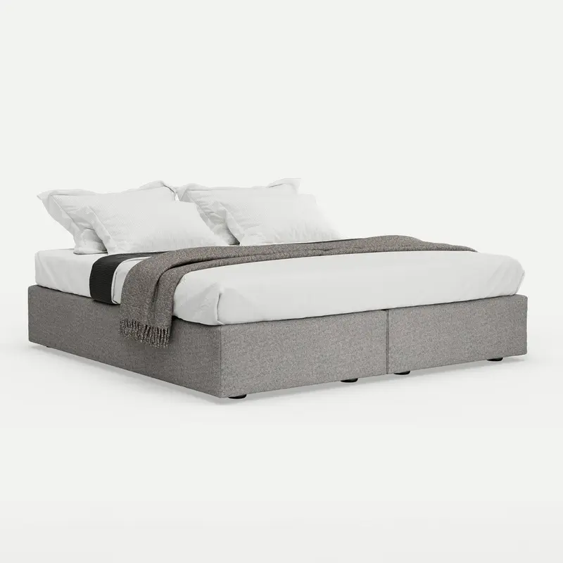 Bed Base Letta King - Smoke