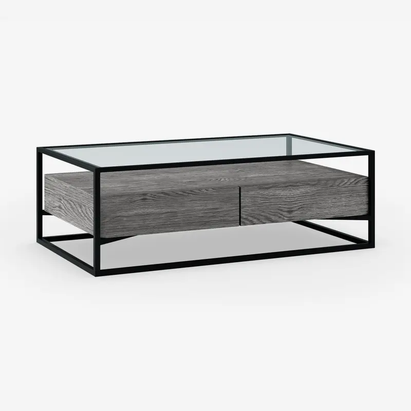 Coffee Table Barbell Monsoon Grey
