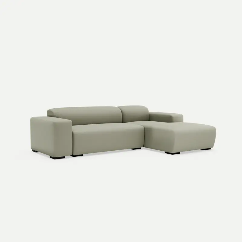 L-Shaped Couch Kuba Smoke
