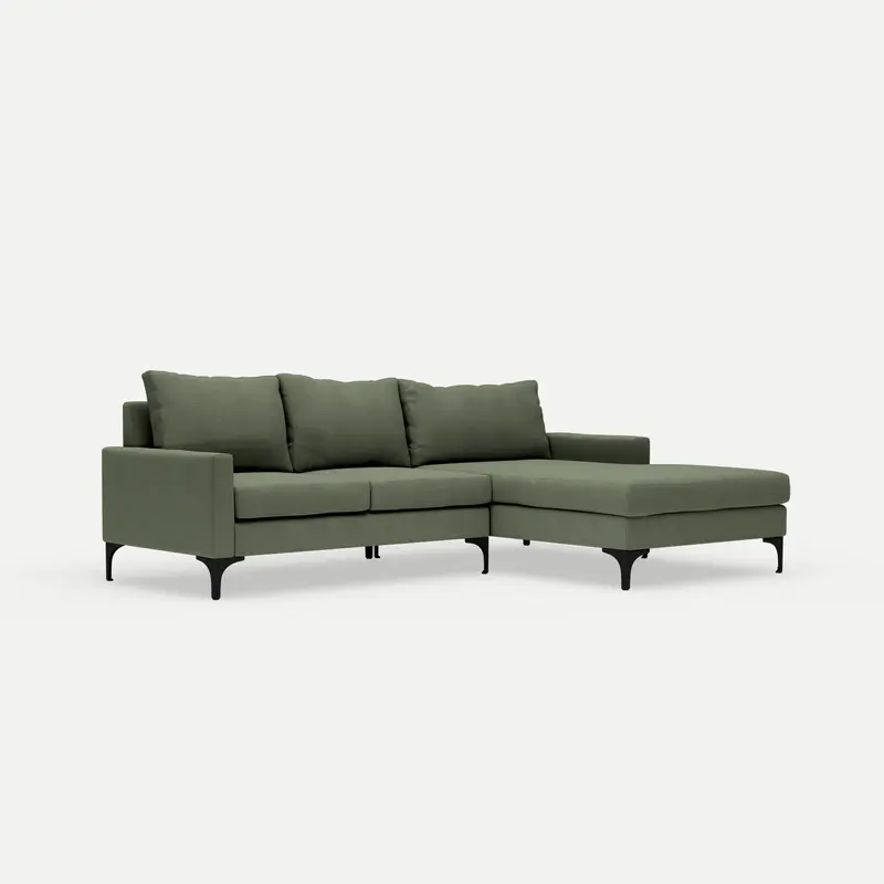 L-Shaped Couch Urban Cinder