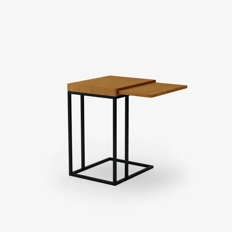 Side Table Layla Walnut Finish