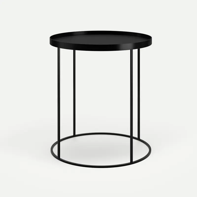 Side Table Metro Sandpaper Black