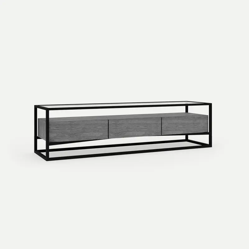 TV Cabinet Barbell Monsoon Grey
