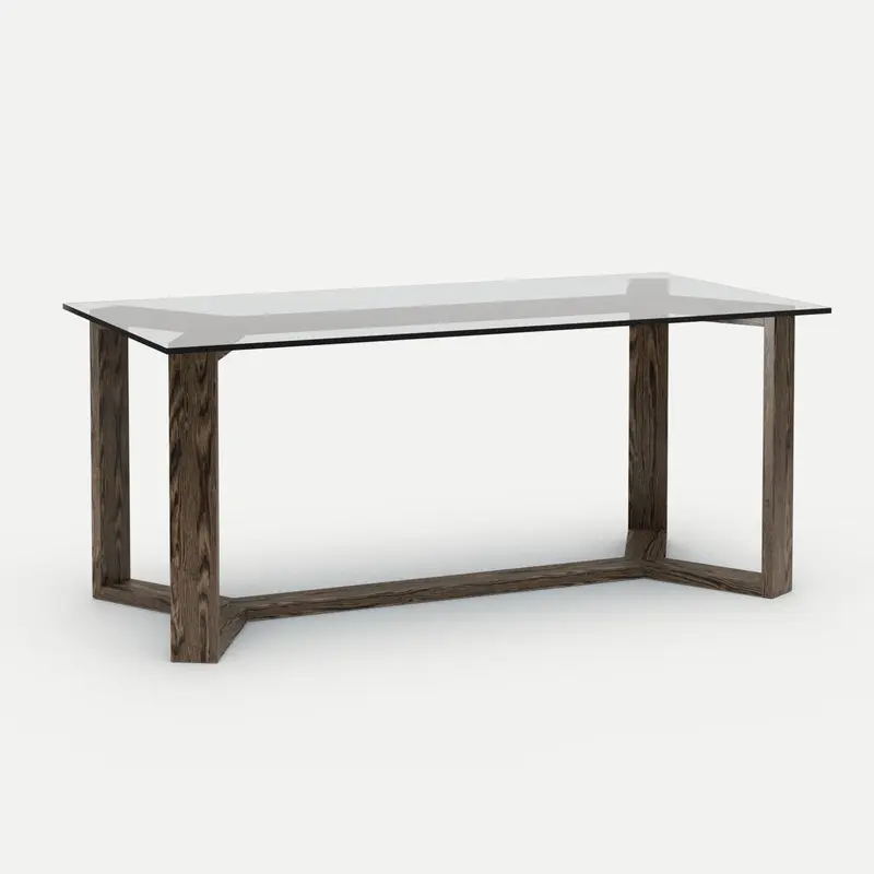 4-6 Seater Dining Table Hugo Smokey Brown