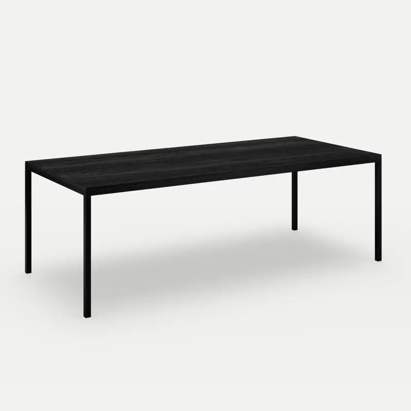 6-8 Seater Dining Table Rahul Jet Black