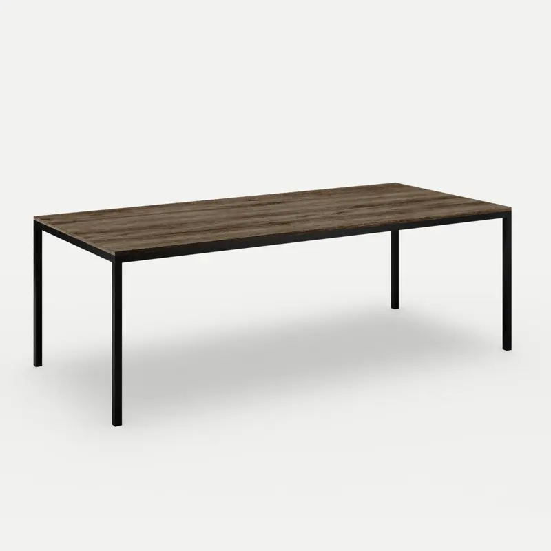 6-8 Seater Dining Table Rahul Smokey Brown