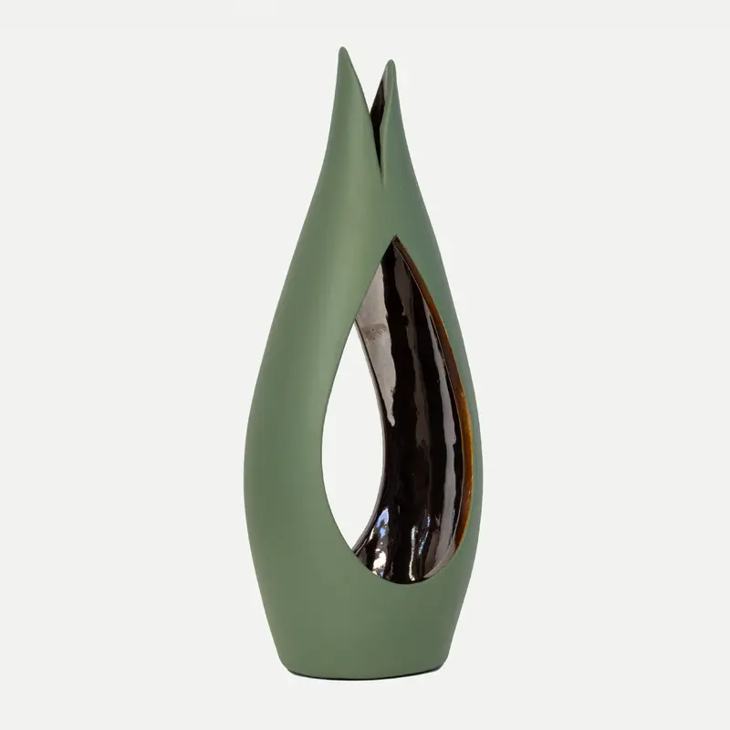 Candle Holder Harper Medium Grey Forest