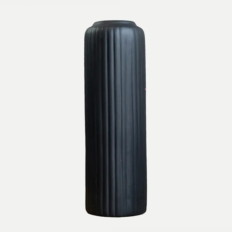 Ceramic Column Stella Large Black