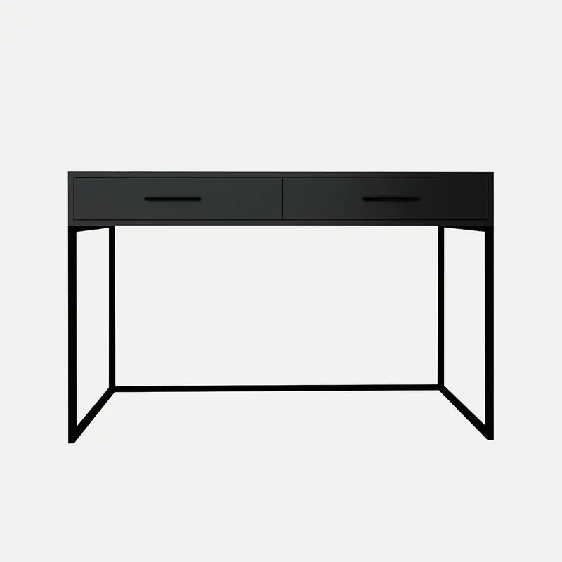 Dresser / Desk Lilo Satin Black - Black Frame
