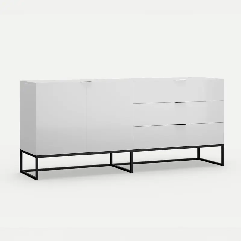 Gloss Server Oscuro Satin White