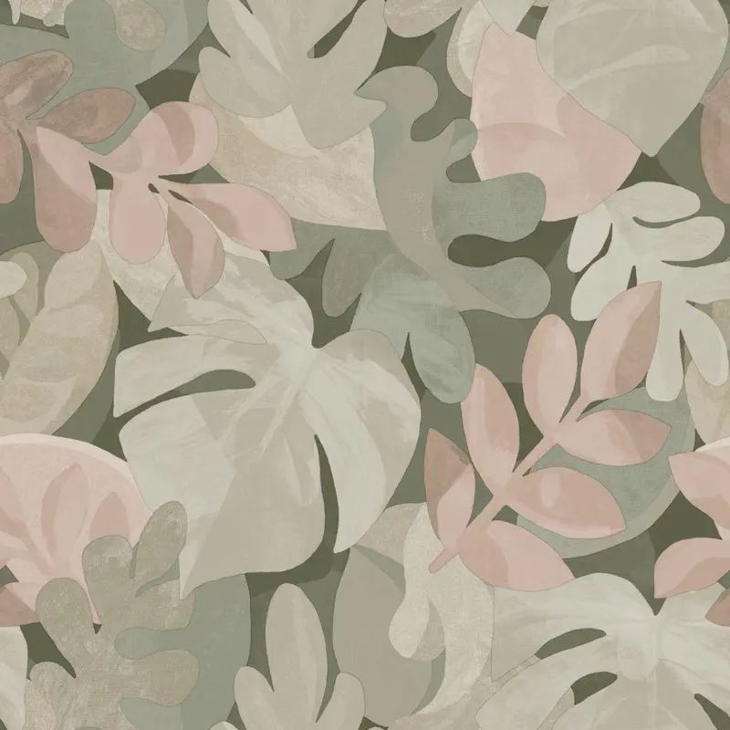 Wallpaper Botanical Blush Pink