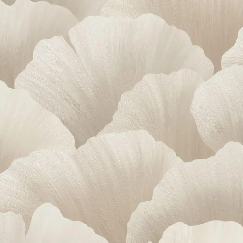 Wallpaper Gingko Leaves Cream