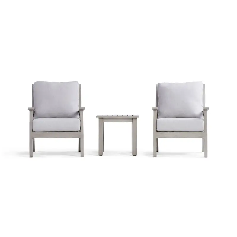 Eden Conversation Set with Fixed Chairs