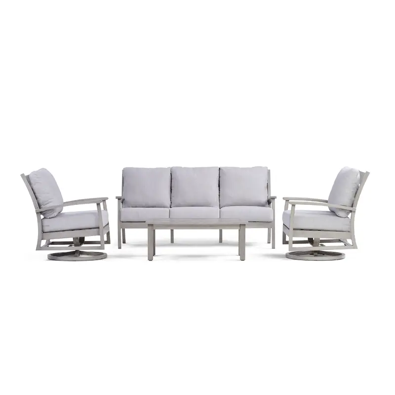 Eden Sofa Set with Swivel Rocking Chairs