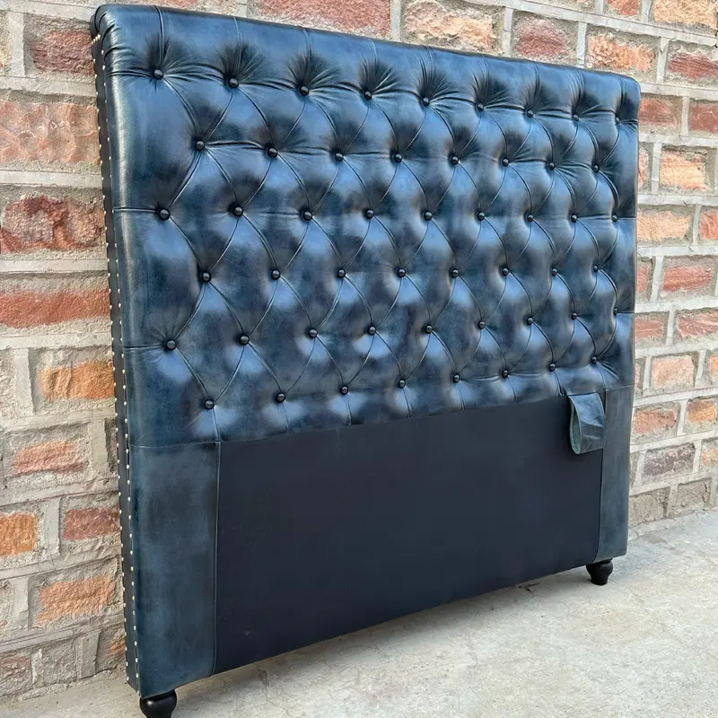 Hemingway Chesterfield Leather Headboard