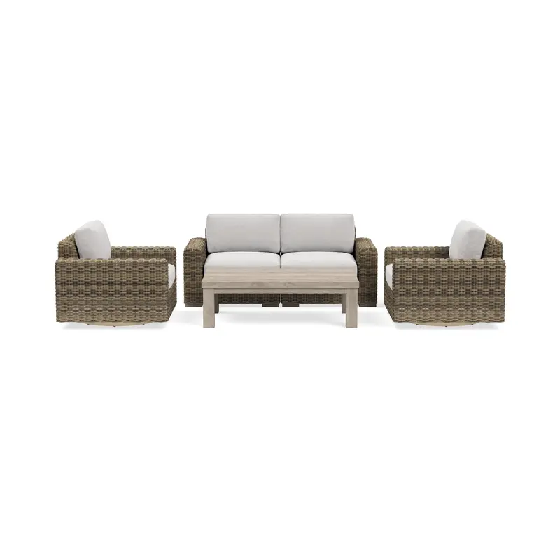Ludlow Loveseat Set with Swivel Chairs