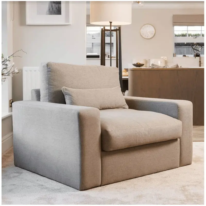 Tribeca Warm Grey Love Seat