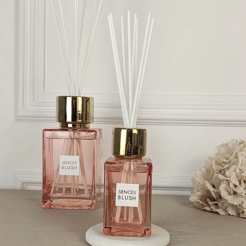 Blush Rose Scented Pink & Gold Petite Reed Diffuser - 120ml
