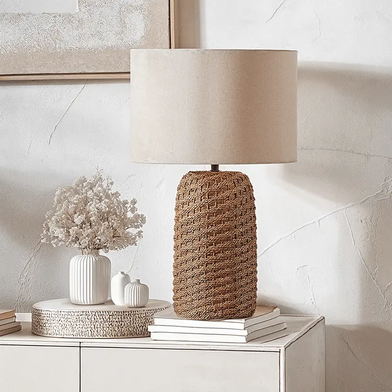 Caswell Woven Seagrass Table Lamp