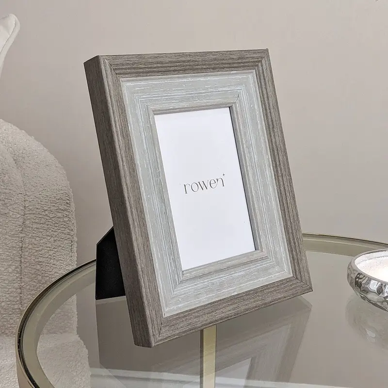 Jemima Grey Washed Wood Photo Frame - 5x7"