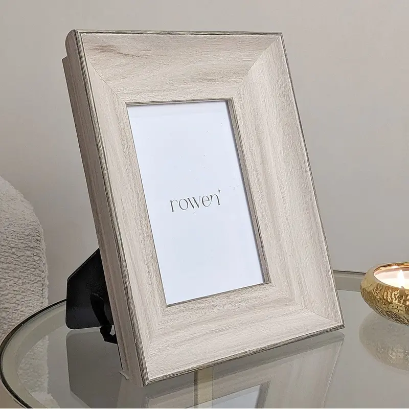 Stanton White Washed Wooden Photo Frame - 5x7"