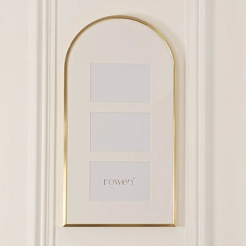 Zenaida Large Arched Top Gold Multi Photo Frame