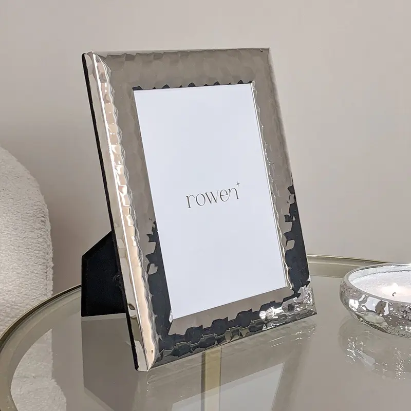 Annalise Silver Plated Patterned Photo Frame - 5x7"
