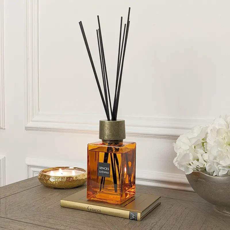 Burnt Orange & Gold Large Reed Diffuser - 500ml