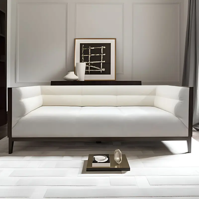 Carina Cream Velvet Sofa Range with Black Plinth