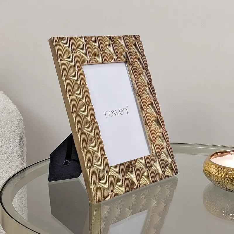 Gold Art Deco Photo Frame- 4x6"