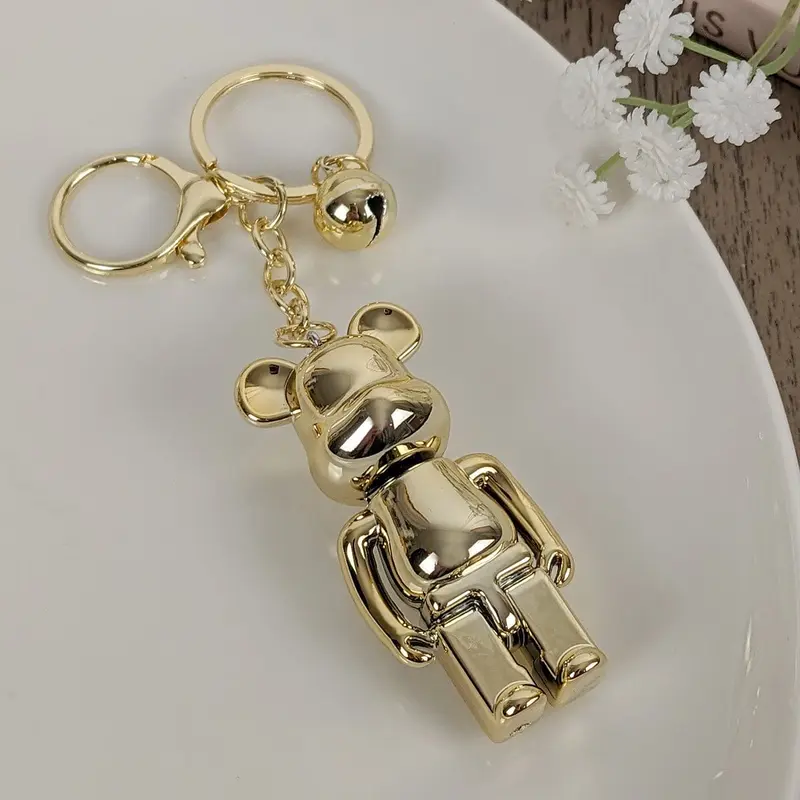 Gold Bear Keyring