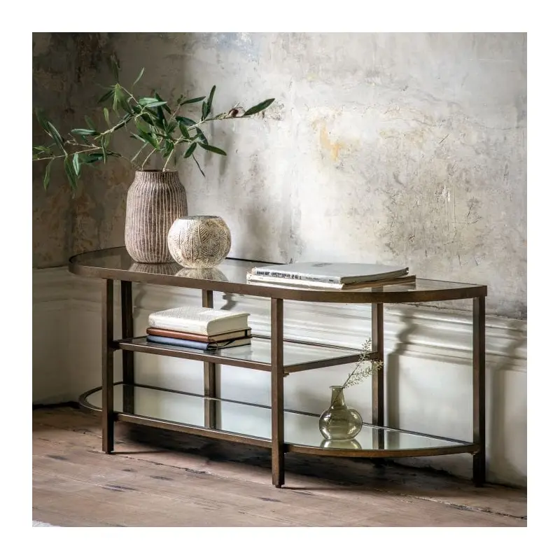 Hamilton Bronze Metal TV Unit