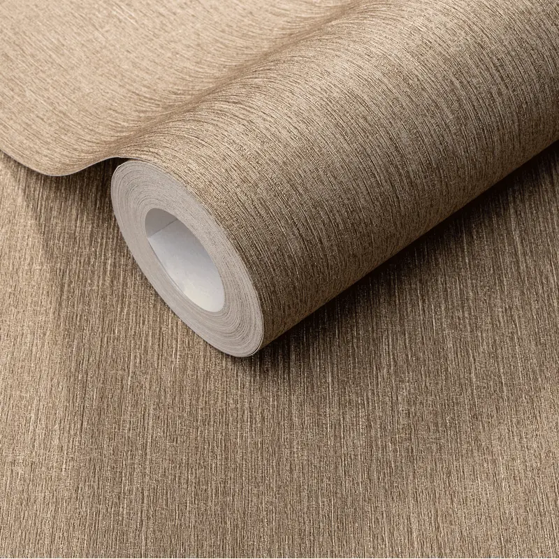 Isabella Golden Textured Metallic Wallpaper