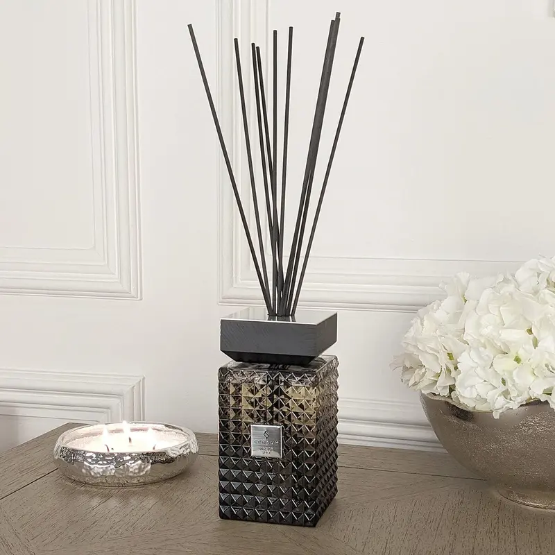 Persian Spice Black & Silver Luxury Reed Diffuser - 500ml