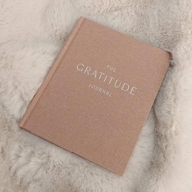 Pink Gratitude Journal Notebook