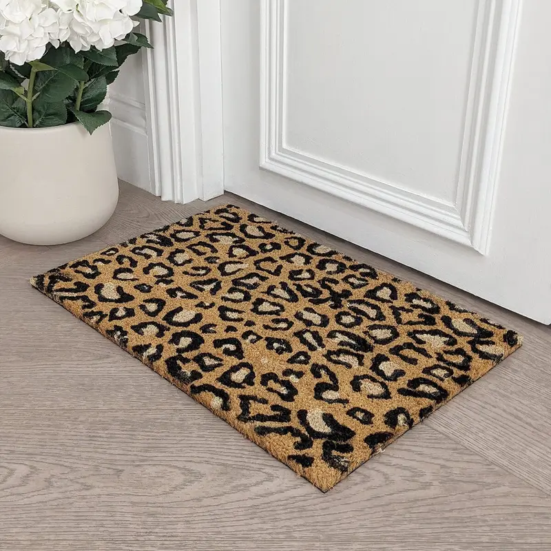 Statement Leopard Print Doormat