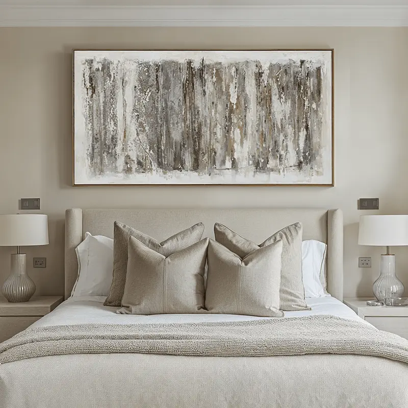 Artisan Hand Painted Abstract Framed Canvas