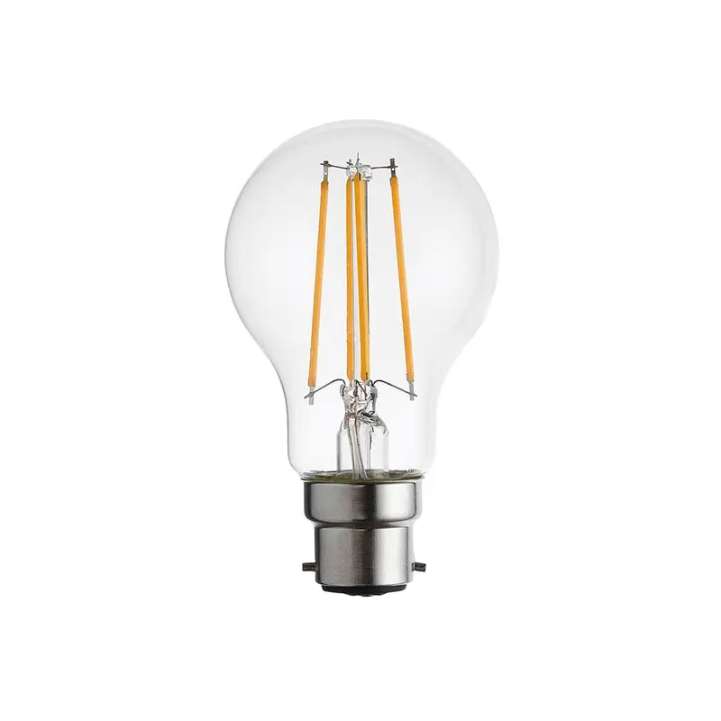 B22 LED Filament GLS Warm White Bulb