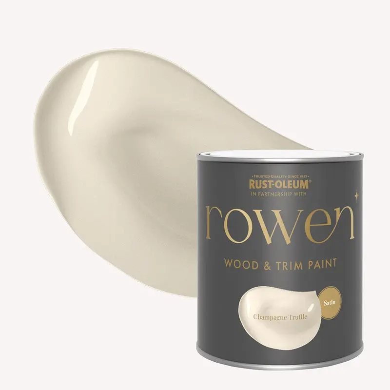 Champagne Truffle Satin Wood & Trim Paint - 750ml