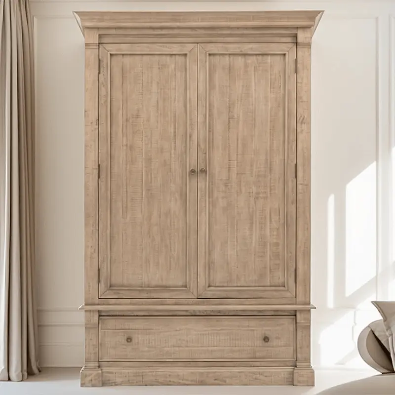 Lilliana Luxury 2 Door Wardrobe with Brass Handles