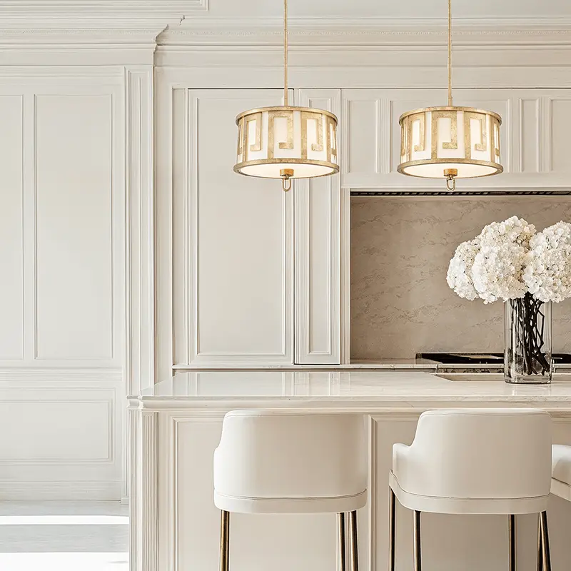 Margot Gold Medium Height Adjustable Pendant Ceiling Light