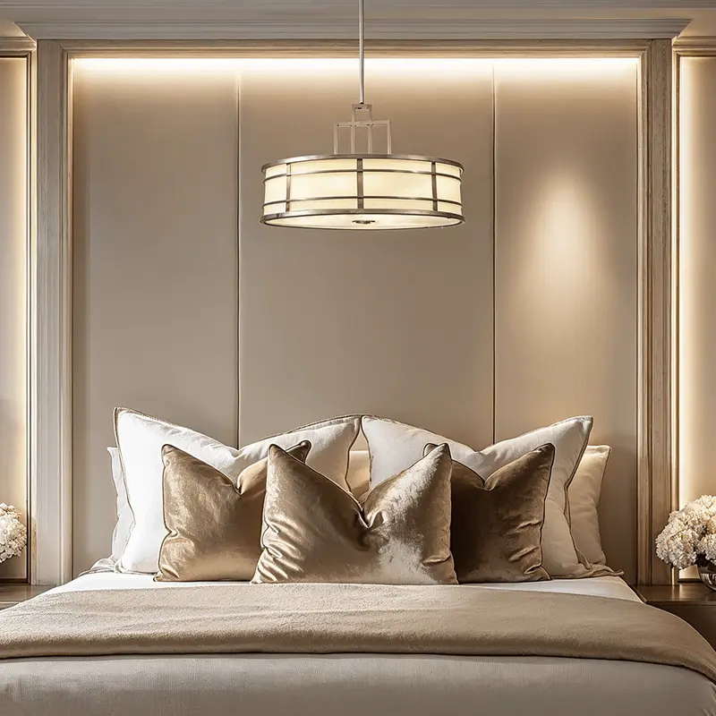 Millie Painted Brass 3 Light Pendant Ceiling Light