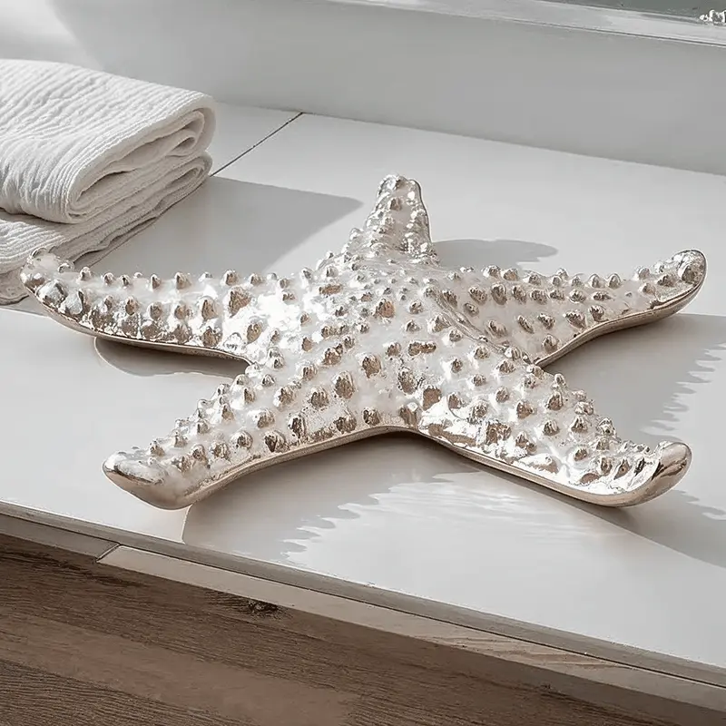 Calix XL Silver Metal Decorative Starfish Ornament
