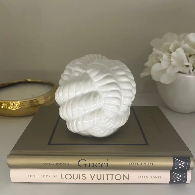 Imani Mini Cream Knot Decorative Ornament