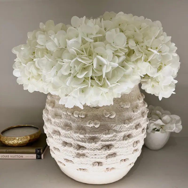 Porta Cream Textured Vase