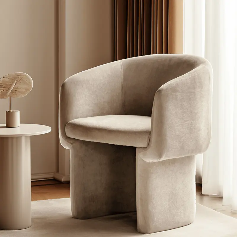 Salida Cream Fabric Dining Chair