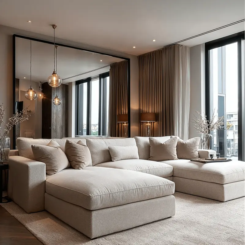 Tribeca Ash Greige Large U Shape Sofa