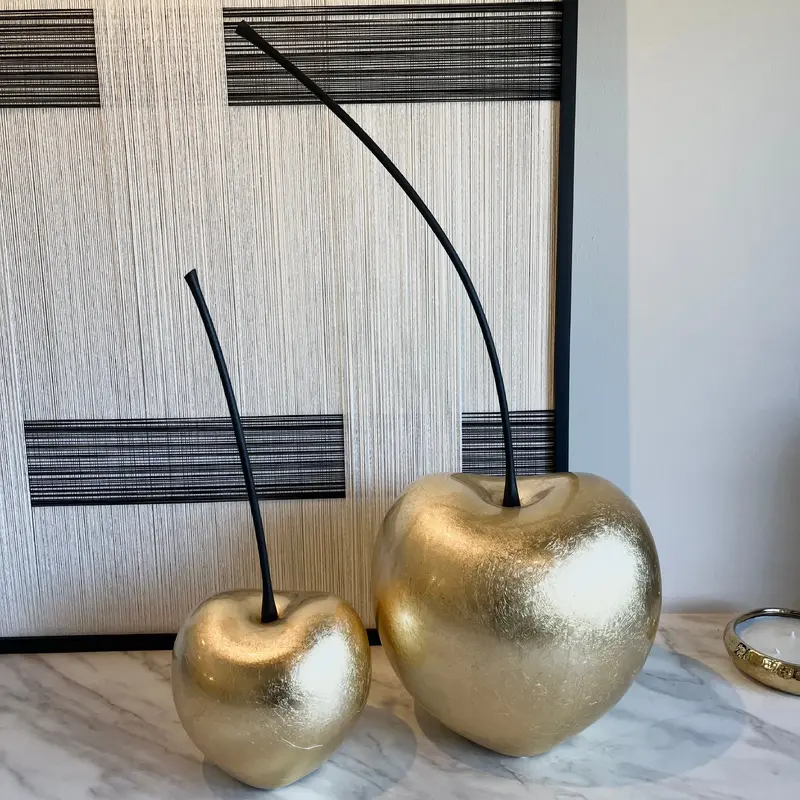 XL Gold Statement Cherry Ornament