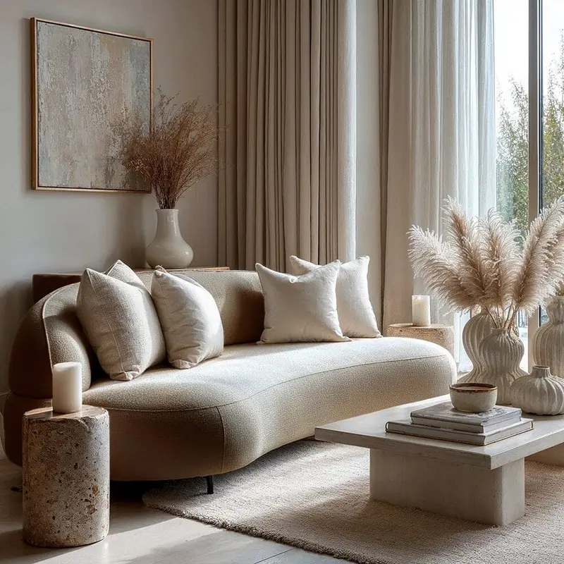 Alva Taupe 3 Seater Sofa